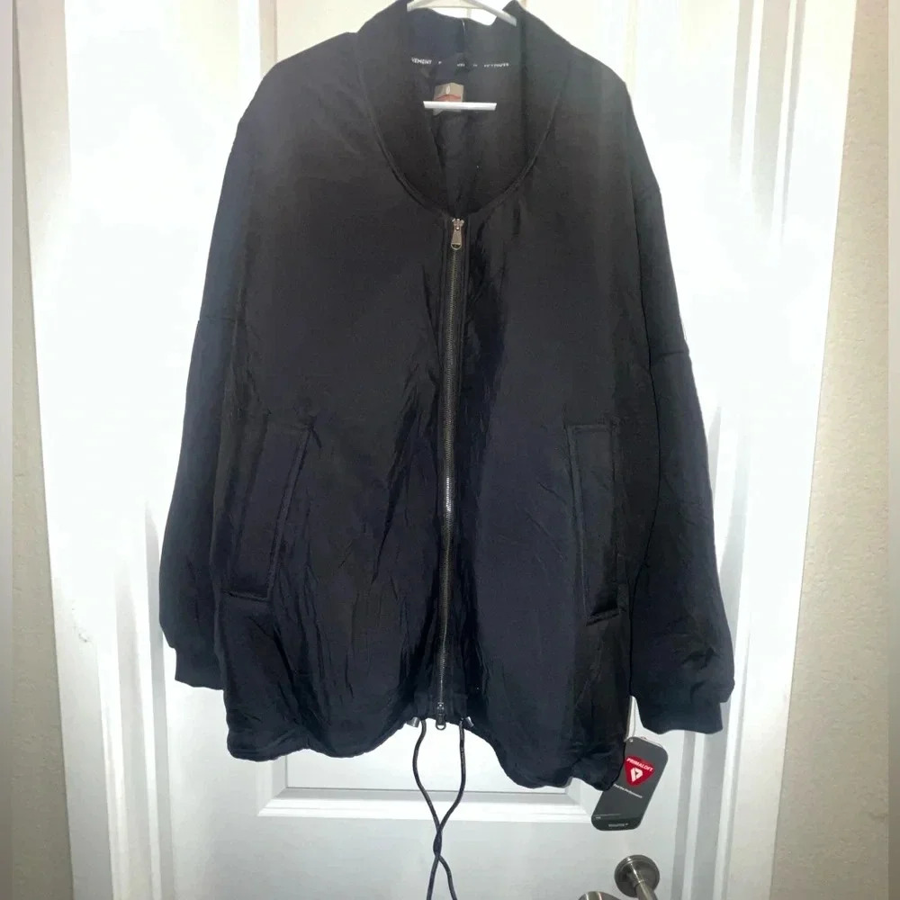 NWT Free People Movement Midnight Moon Solid Bomber Jacket Black - Picture 1 of 5